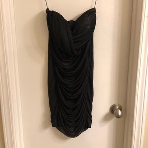 Black Shimmer Cocktail Dress